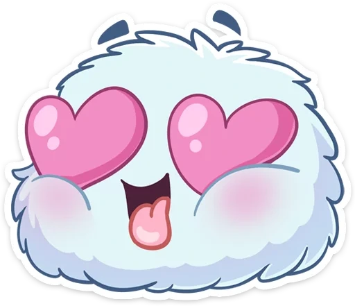 Fluffy_HeartEyes emote