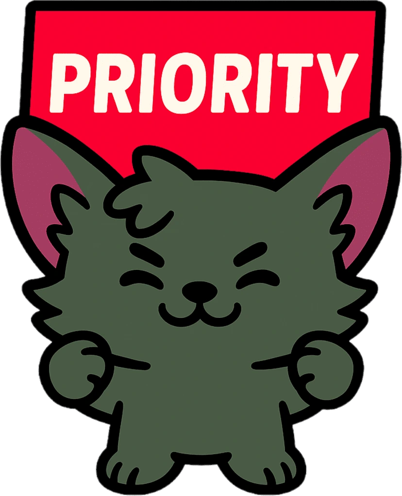 PrioMascotSign emote