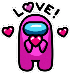 AmongUsLove emote
