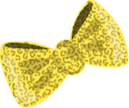 YellowLeopardBow emote
