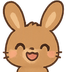 bunny_happy static emote