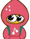 StrawberryShy emote