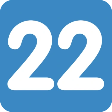 keycap_twenty_two emote