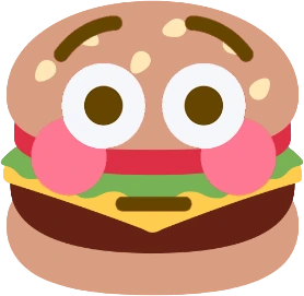 flushed_burger emote