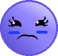 Sad static emote