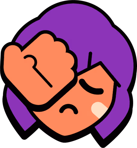 Facepalm_Shelly_BrawlStars_Pin emote