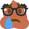 nerd_sad_poop emote