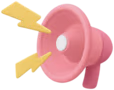 pink_megaphone emote