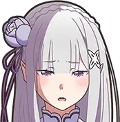 EmiliaSad emote