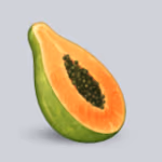 papaya emote