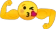 Flexing emote