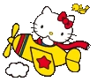 HelloKittyAirplane emote