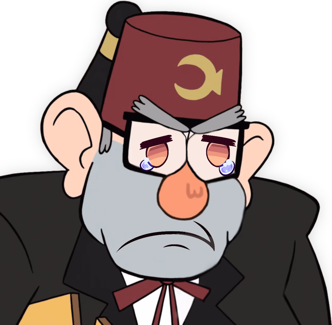 GrunkleStan_KawaiiSad emote