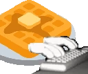 Waffling emote