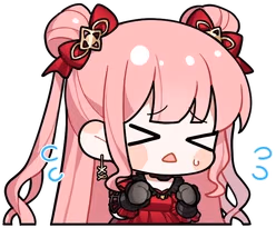NikkiWorried emote