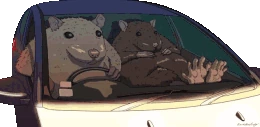 TwoRatsGoingOnALateNightDrive emoji