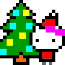ChristmasHelloKitty emote