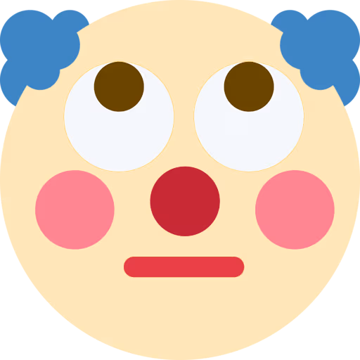 clownrollingeyes emote