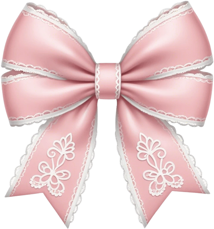 Pinkwhitebow emote