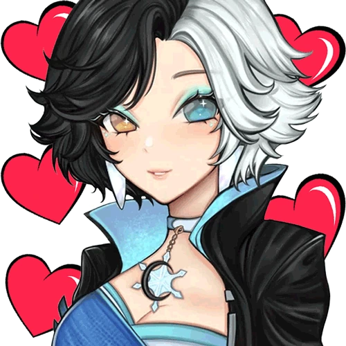 LunaSnowHearts emote