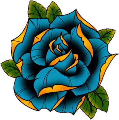 BlueTattooFlower emote