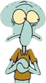 scaredsquidward emote