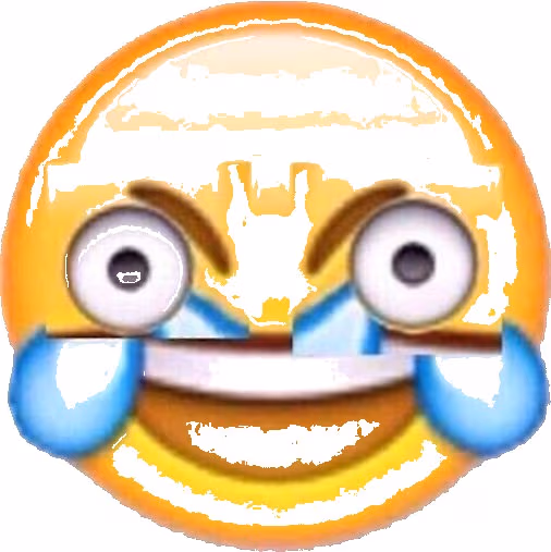 DistortedLaughter emote