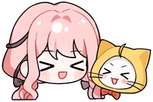 NikkiMomoLaugh emote