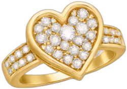 Diamondheartgoldring emote