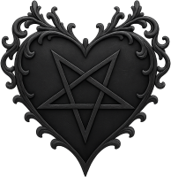 Gothicheartwithapentagram2 static emote