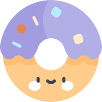 Kawaii_Purple_Icing_Donut emote