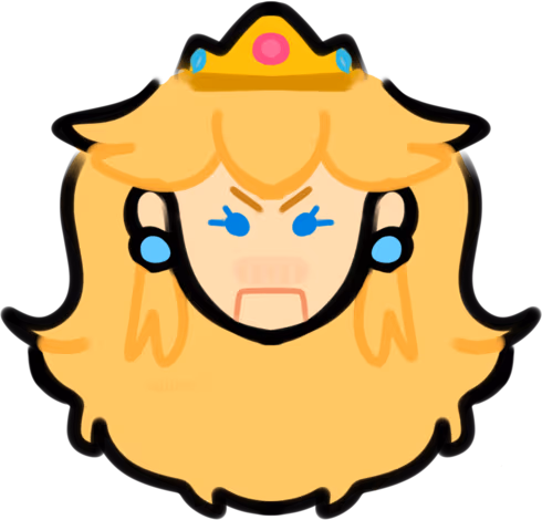 peachangry emote