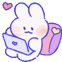 BunnyBusy emote
