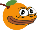 Orange static emote