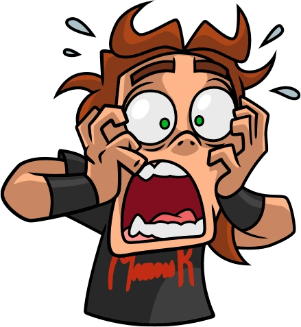 Shocked emote
