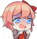 SayoriNervous emote