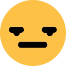 unimpressed emote