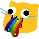 blobcatgooglypuke emote