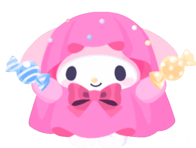 mymelody_pink_ghost emote