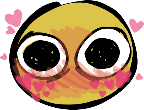 adoring static emote