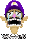 WaluigiWAAAAH animated emote