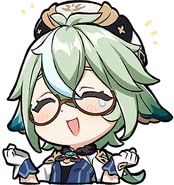 Sucrose_Victory emote