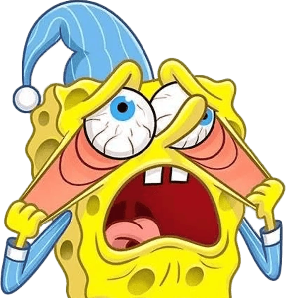 SpongebobTired emote