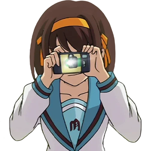 haruhi_take_photo emote