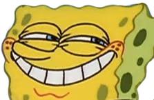 SpongebobSmug emote