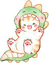 dino_cat static emote