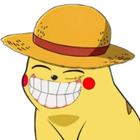 Pika_Luffy_Face emoji