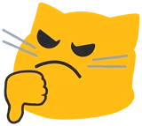 CatBlobThumbsDown emote