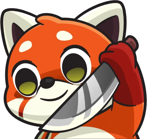 RedPandaKnife emote