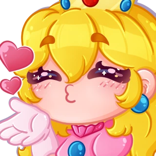 Peach_Kiss emote